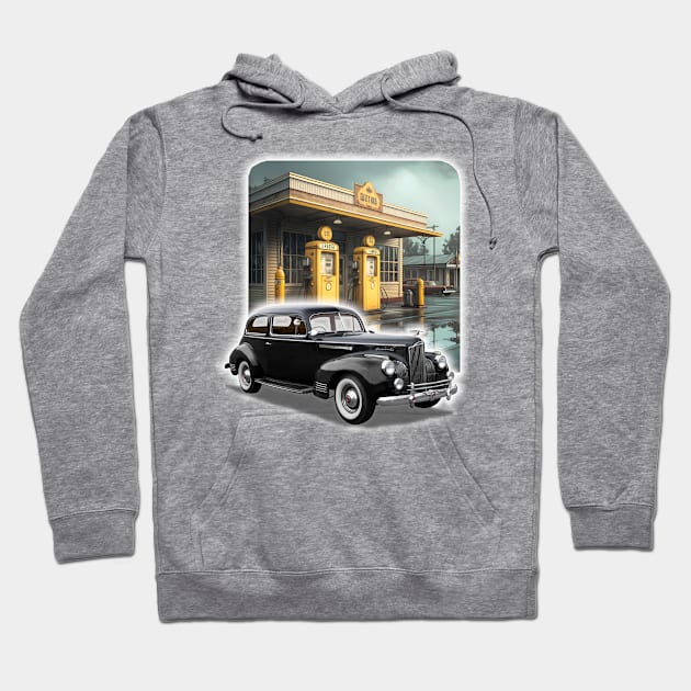 Retro gas station Hoodie by tedsox